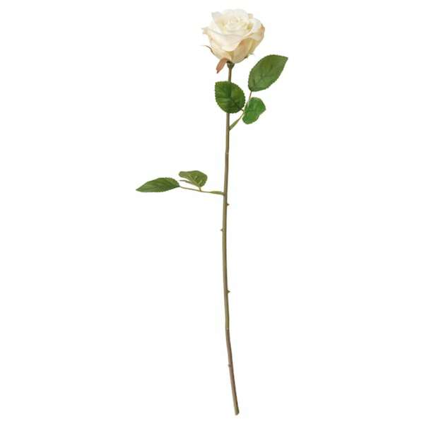Bild 1 von SMYCKA  Kunstblume, Rose/weiß 52 cm
