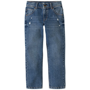 Jungen Straight-Jeans mit Destroyed-Effekten BLAU