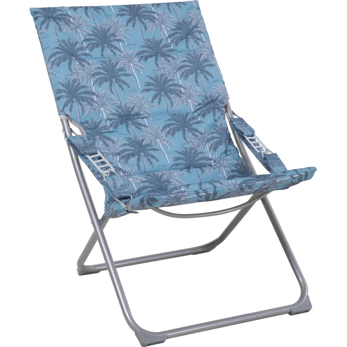 Bild 1 von Campingstuhl Palmelo Faltbar Palmen-Print 95 cm x 63 cm x 85,5 cm