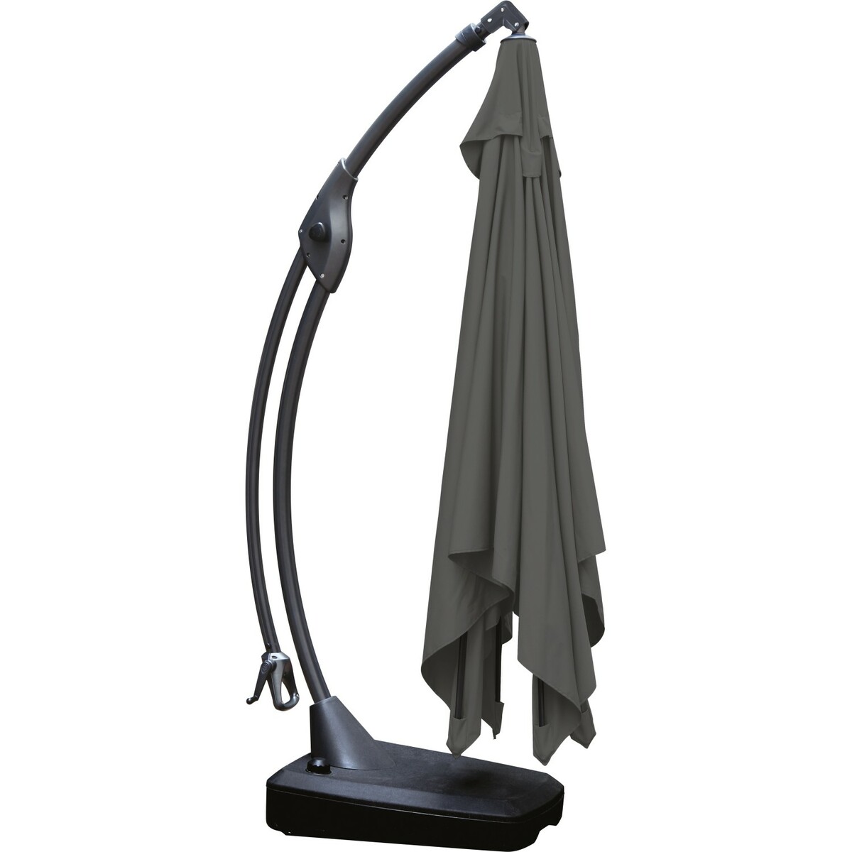 Bild 3 von Ampelschirm Peoria 300 cm x 300 cm Anthrazit mit Kurbel