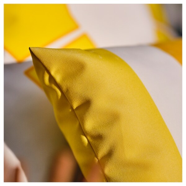 Bild 4 von BRÖGGAN  Kissen drinnen/draußen, gelb 30x58 cm