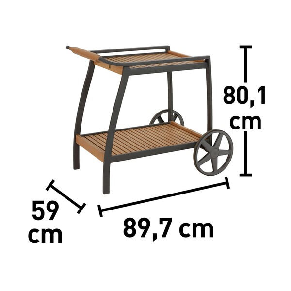 Bild 3 von Tee-Servierwagen Bonlee FSC® 80 cm x 59 cm x 90 cm