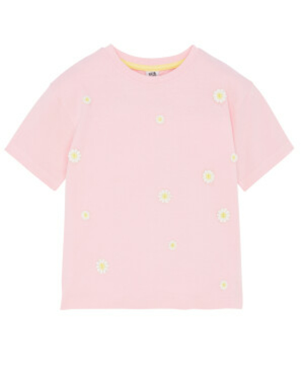 Bild 1 von T-Shirt Stickereien, Kiki & Koko, Rundhalsausschnitt, hellrosa