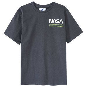 Jungen T-Shirt mit NASA-Print GRAU