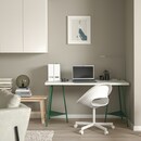 Bild 4 von LAGKAPTEN / TILLSLAG  Schreibtisch, weiß/grün 140x60 cm