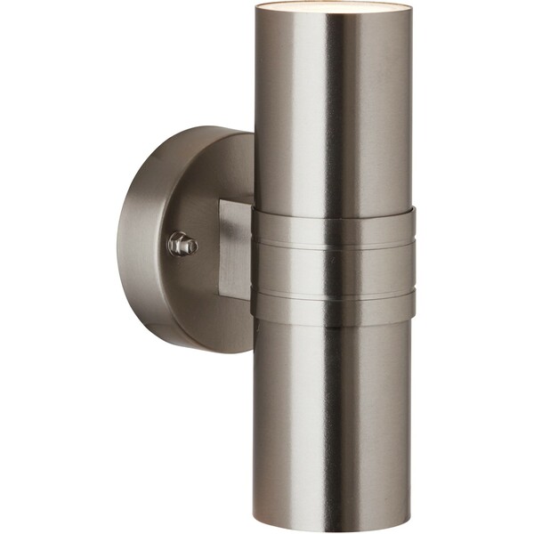 Bild 4 von Brilliant LED-Außenwandleuchte Sanders Edelstahl 8 W