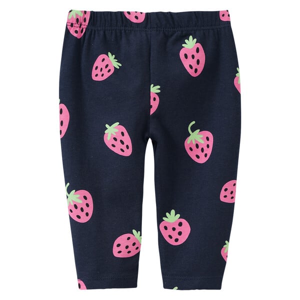 Bild 1 von Baby Capri-Leggings mit Erdbeeren DUNKELBLAU