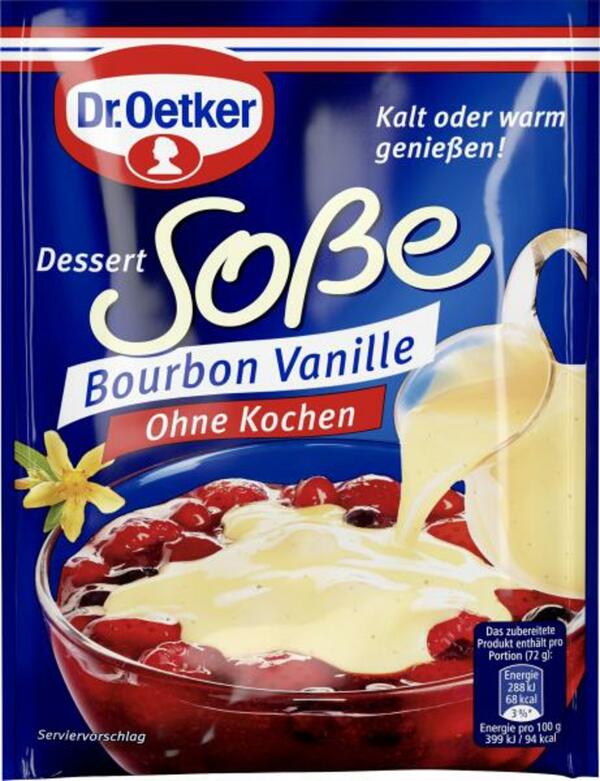 Bild 1 von Dr. Oetker Dessert Sauce ohne Kochen Bourbon Vanille