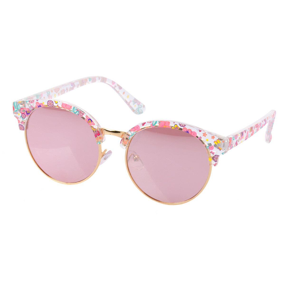 Bild 1 von Mädchen Sonnenbrille in Blumen-Optik GOLD / ROSA