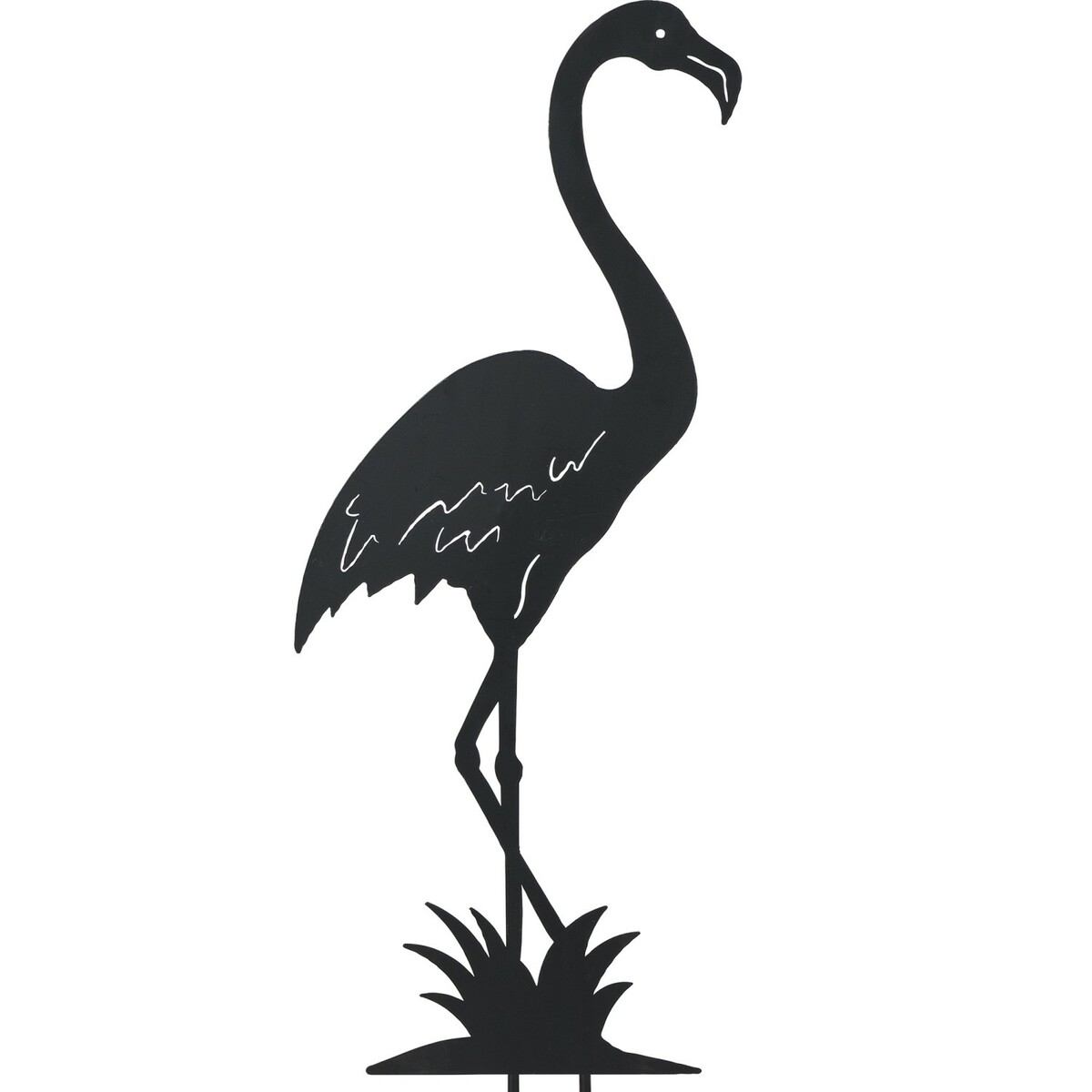 Bild 2 von Gartenstecker Flamingo 90 cm Dunkelgrün