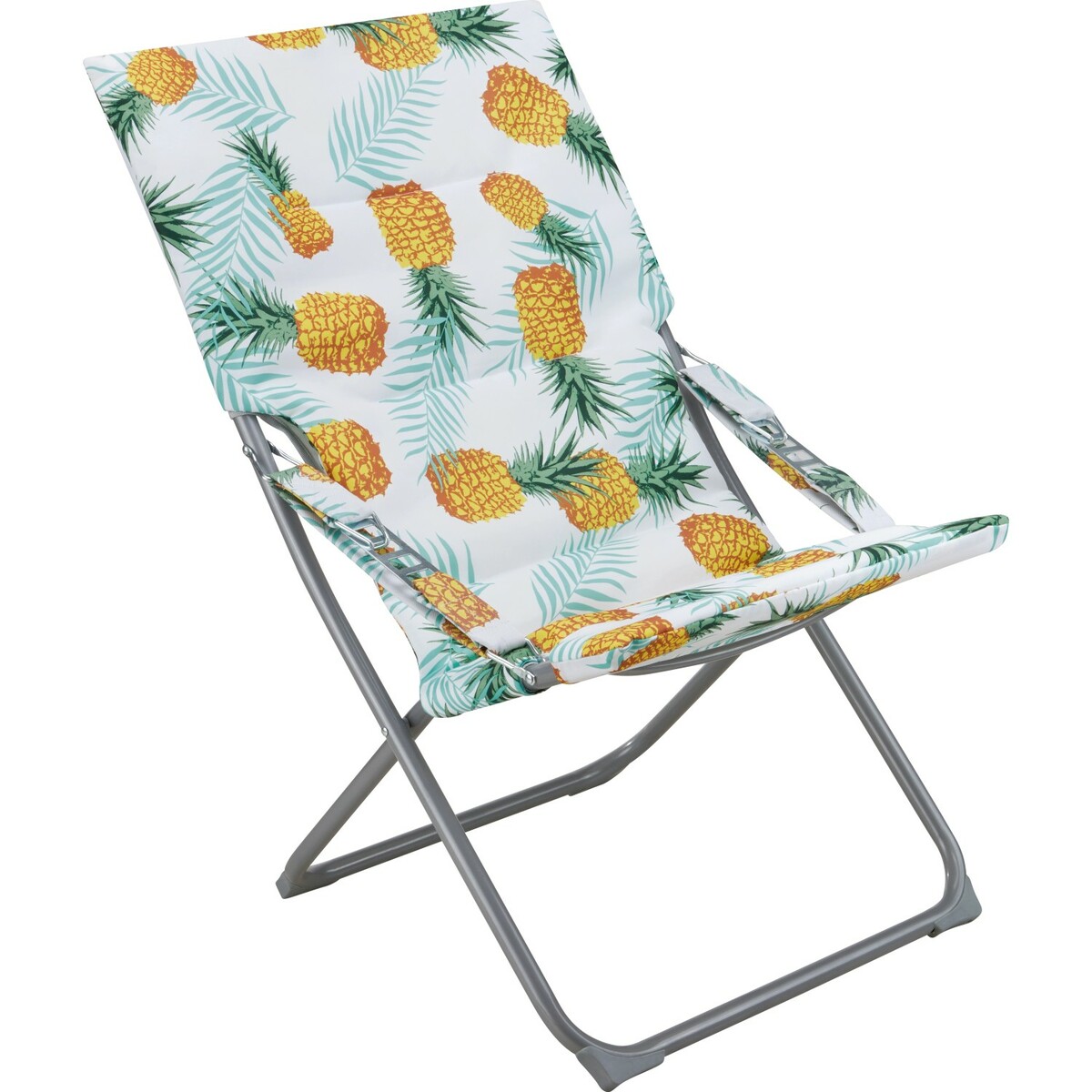 Bild 1 von Campingstuhl Palmelo Verstellbar Ananasmuster
