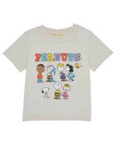 Peanuts T-Shirt, Peanuts, Schulterknöpfe, hellgrau