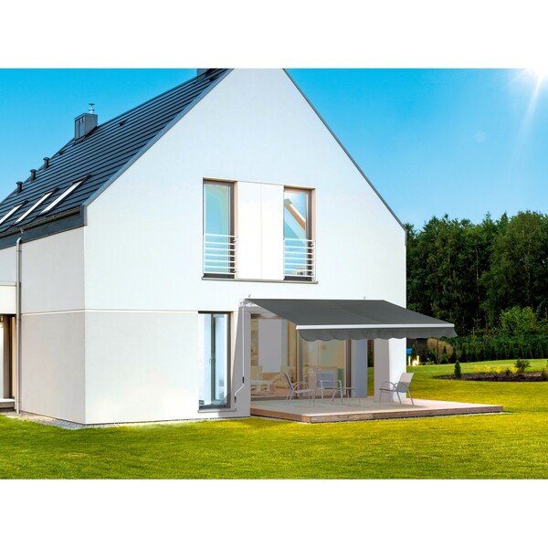 Bild 4 von Markisenstoff 300 cm x 200 cm Grau meliert