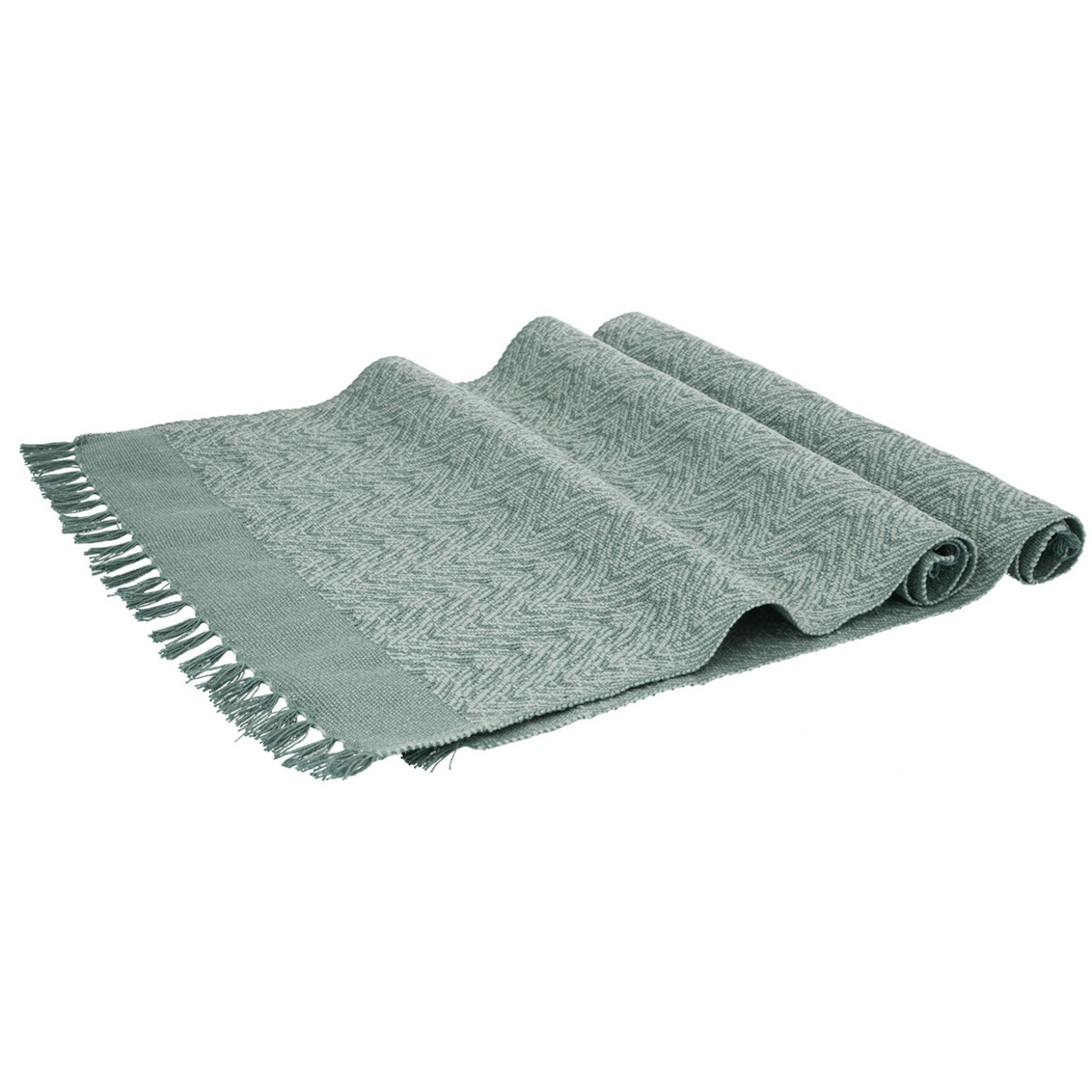 Bild 1 von 2 Platzsets mit Fransen DUNKELGRÜN