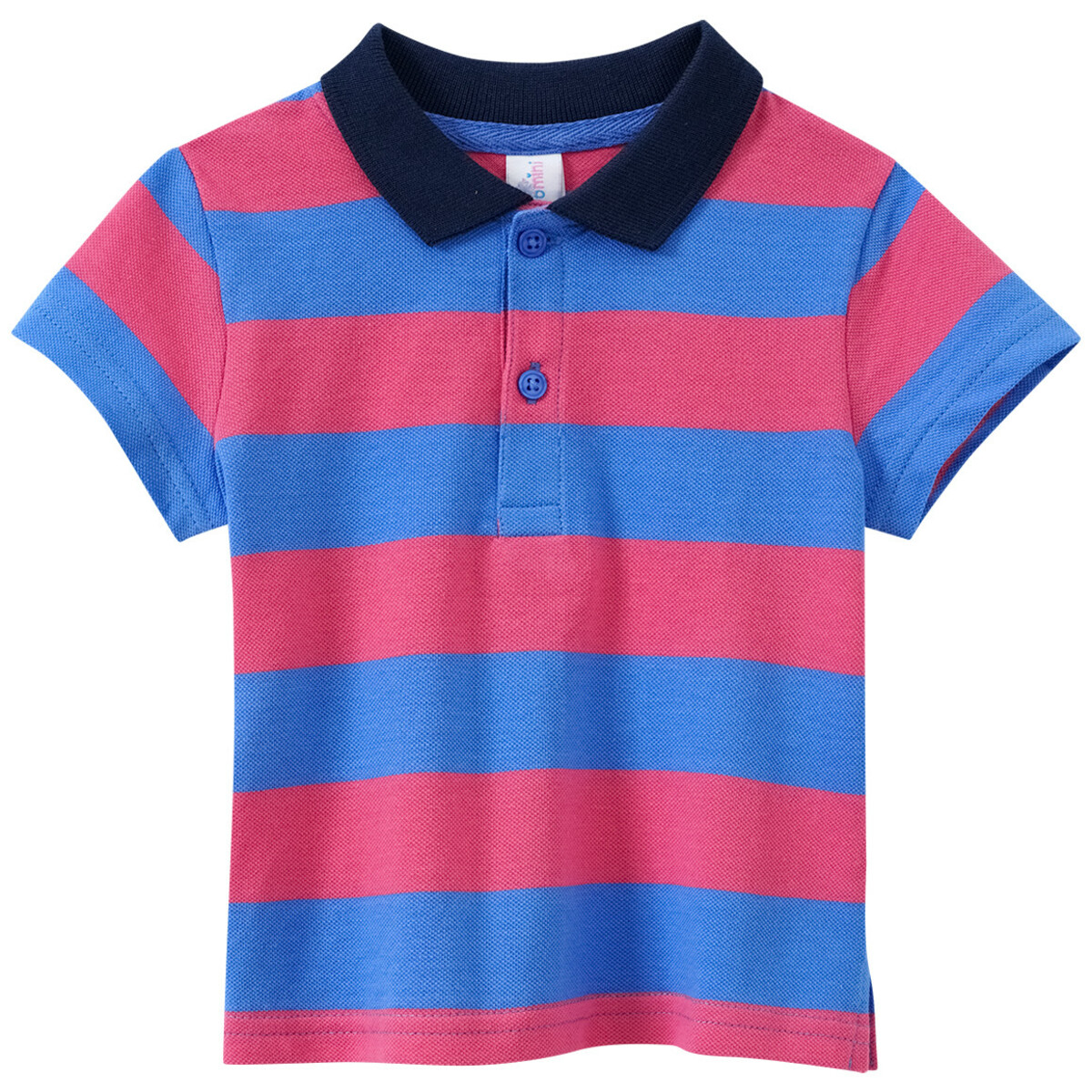 Bild 1 von Baby Poloshirt mit Streifen BLAU / ROT