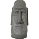 Bild 1 von Gartenfigur Moai Kopf 96 cm Grau