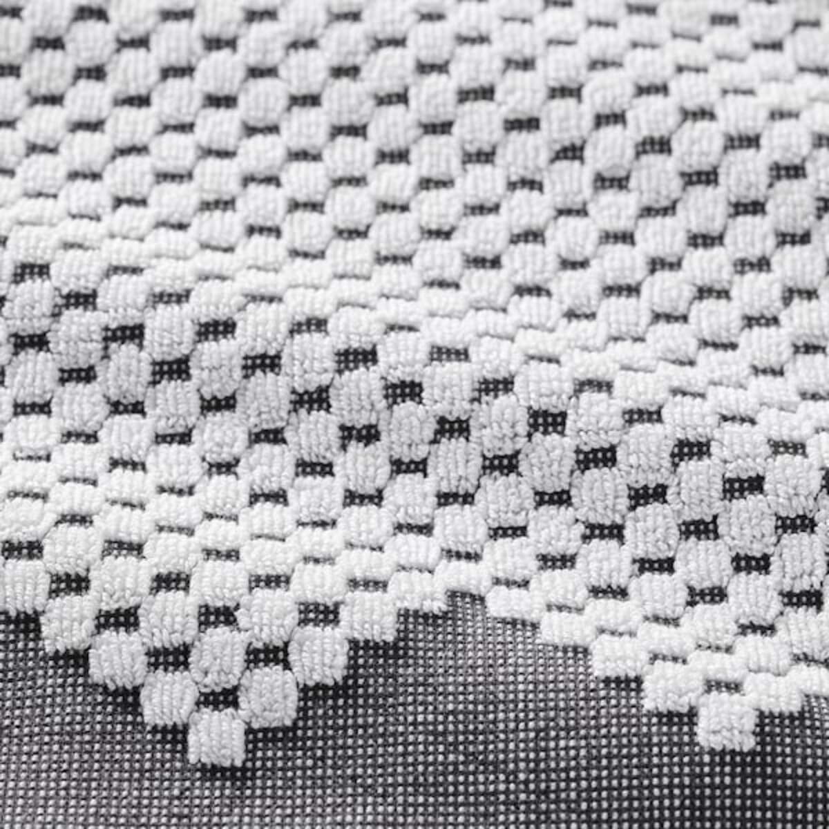 Bild 2 von FJÄLLSTARR  Handtuch, weiß/grau 50x100 cm