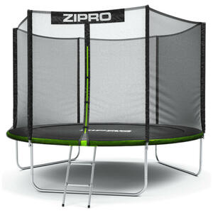 ZIPRO Trampolin rund outdoor Zipro Jump Pro 10FT 312 cm mit Externes Sicherheitsnetz