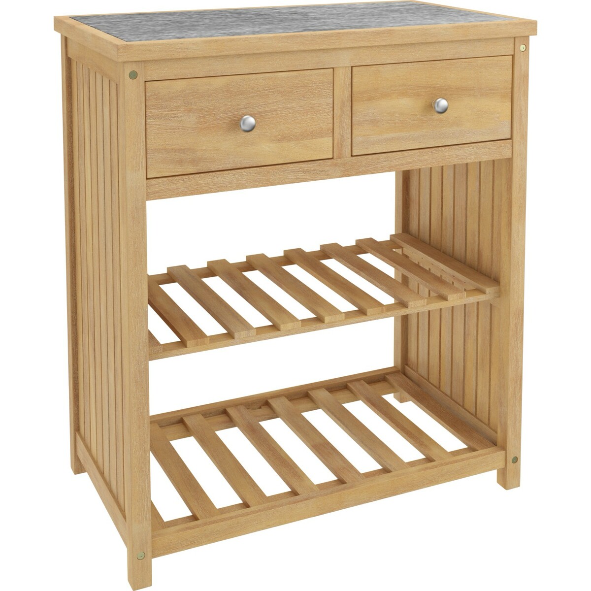 Bild 2 von Gartenschrank Lewiston FSC®-Akazien-Holz Hell 70 cm x 80 cm