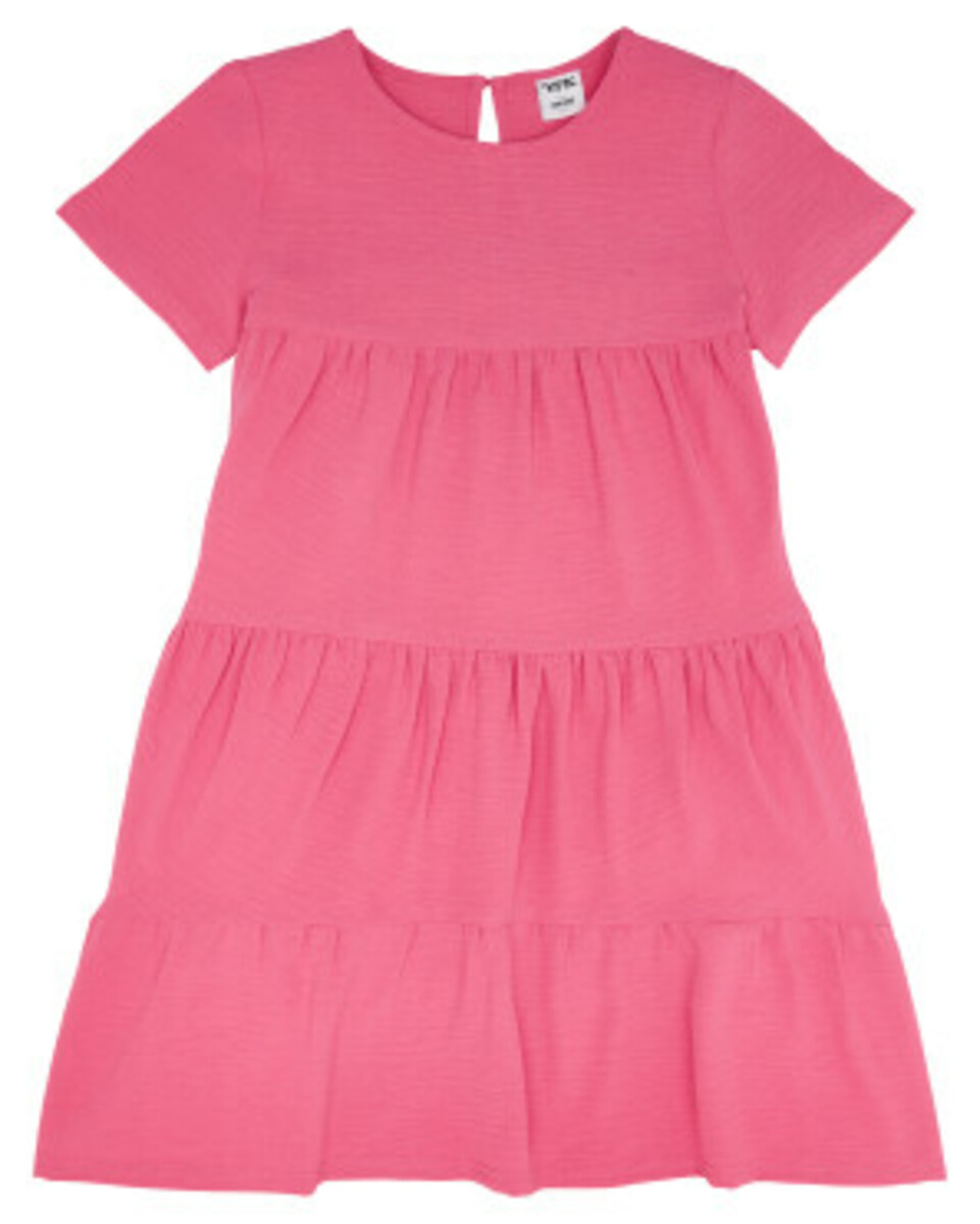 Bild 1 von Stufenkleid, Y.F.K., abgerundeter Saum, pink