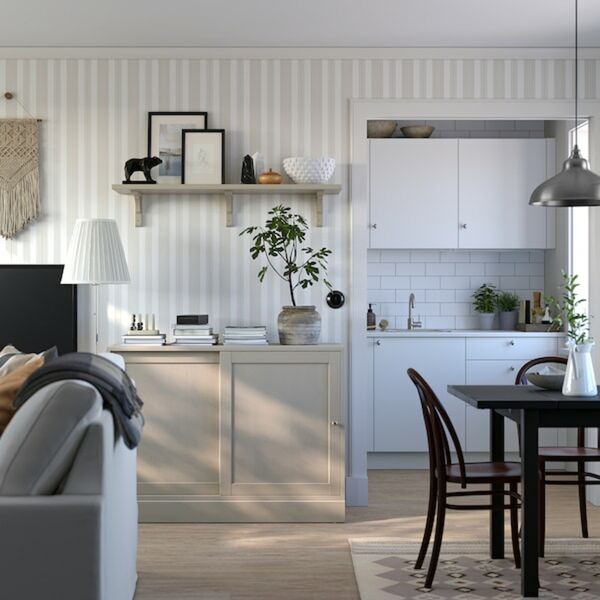 Bild 2 von HAVSTA  Sideboard-Grundelement, graubeige 121x47x89 cm