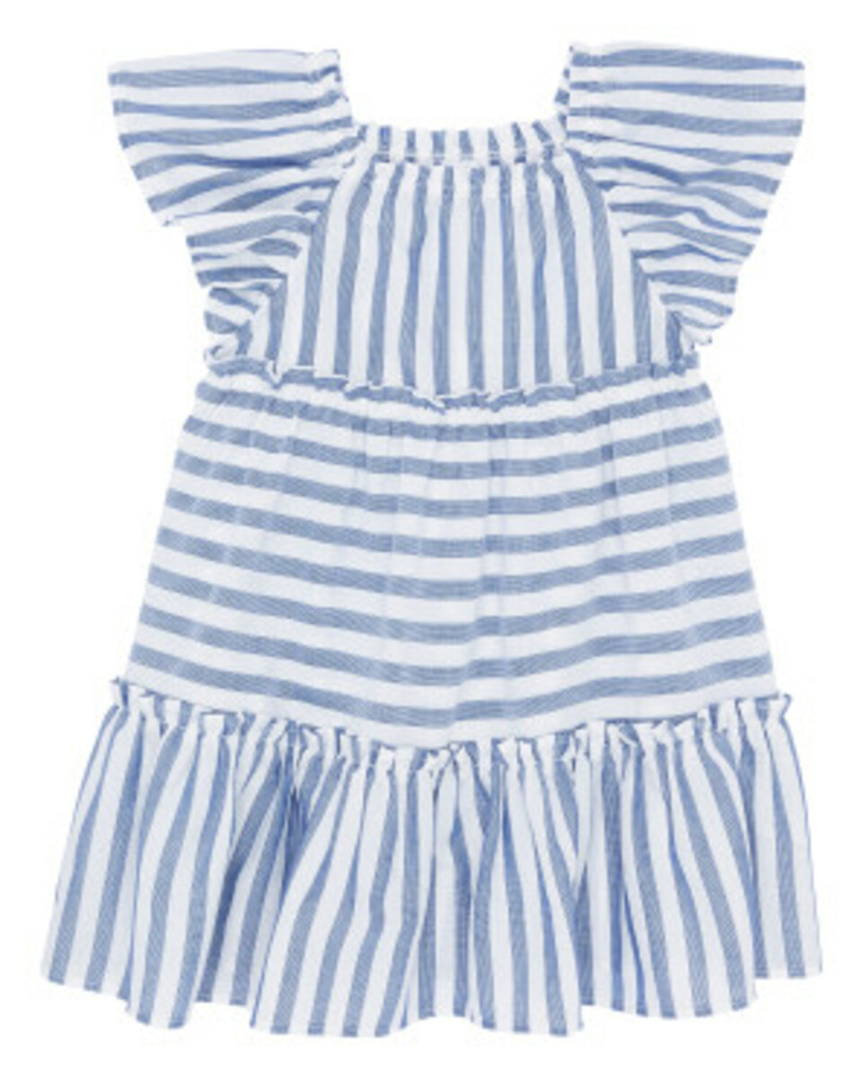 Bild 1 von Gestreiftes Kleid, Kiki & Koko, Stufenschnitt, weiß gestreift