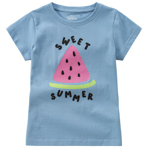 Mädchen T-Shirt mit Wassermelonen-Print HELLBLAU