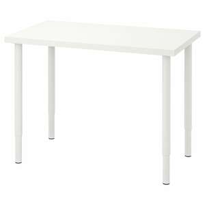 LINNMON / OLOV  Schreibtisch, weiß 100x60 cm