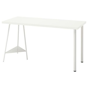 LAGKAPTEN / TILLSLAG  Schreibtisch, weiß 140x60 cm