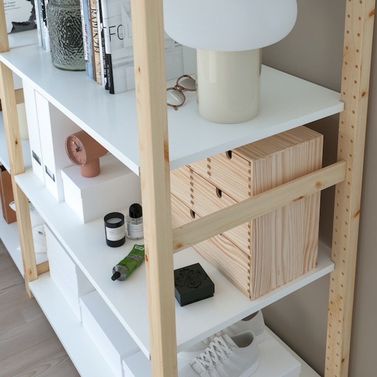 Bild 3 von IVAR  2 Elem/Regale, Kiefer/Metall weiß 175x50x124 cm