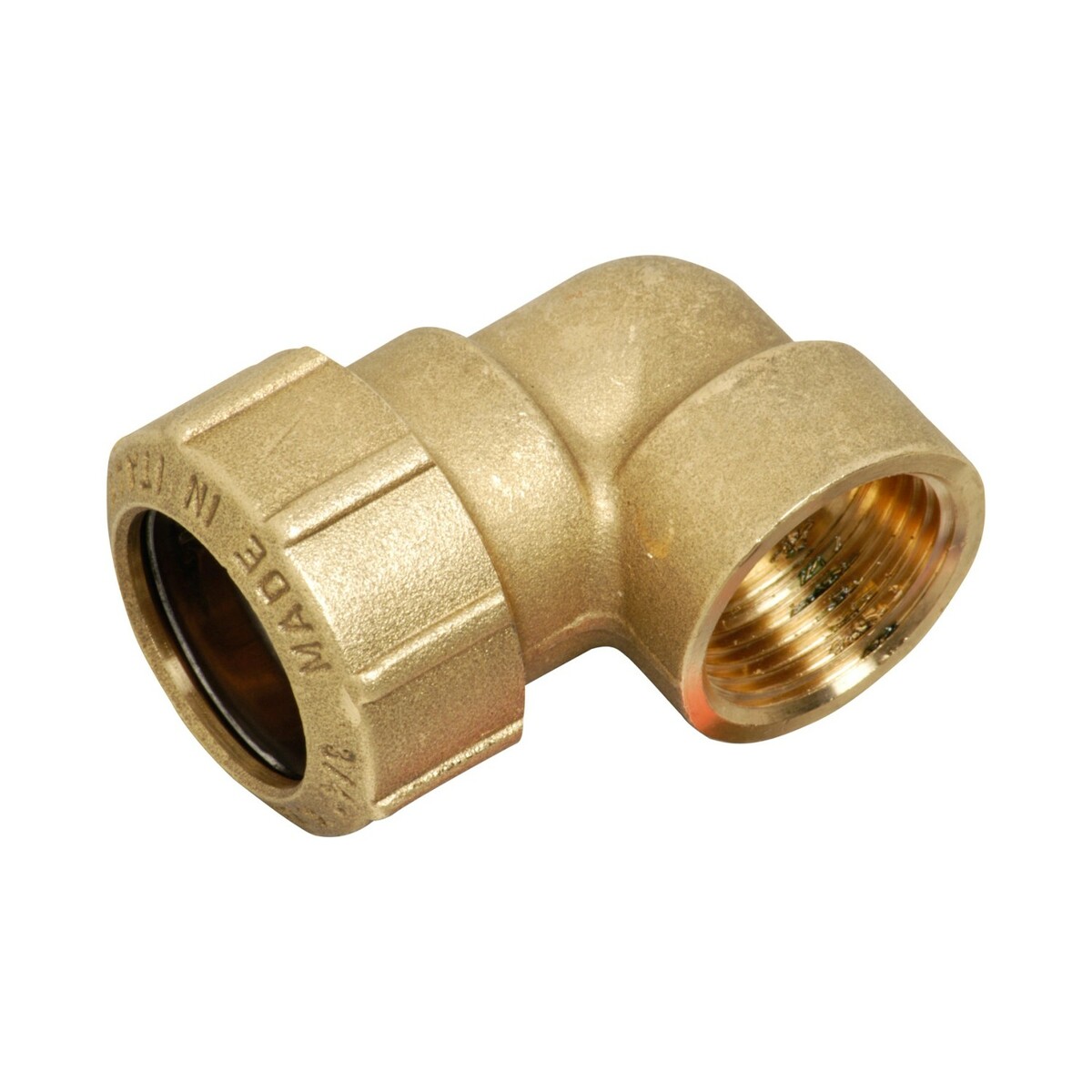 Bild 1 von Reduzierwinkel 90 Grad für PE Rohr 25 mm (1") mit IG 24,1 mm (Rp 3/4)