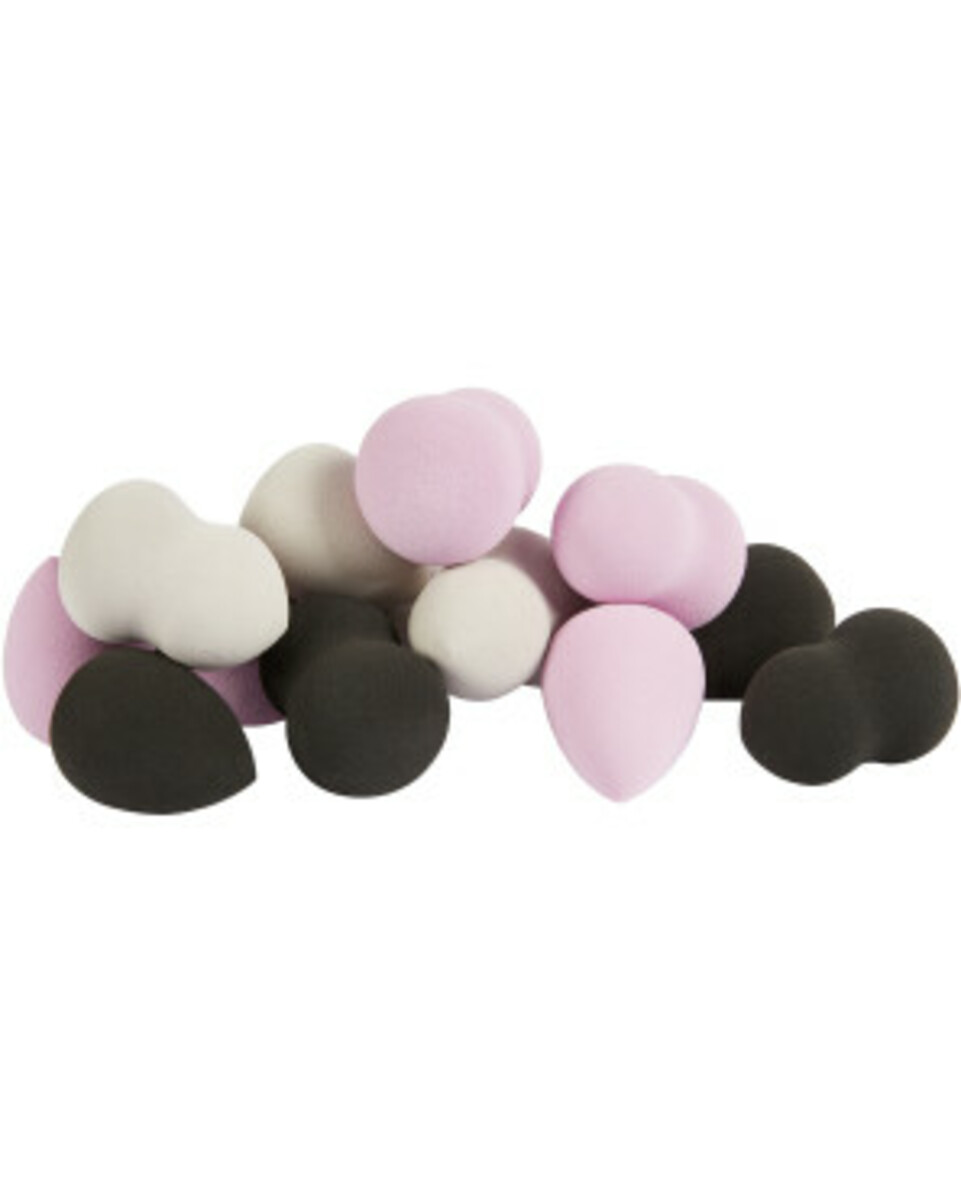 Bild 1 von Schminkschwämme, 15 Stück, pink bedruckt