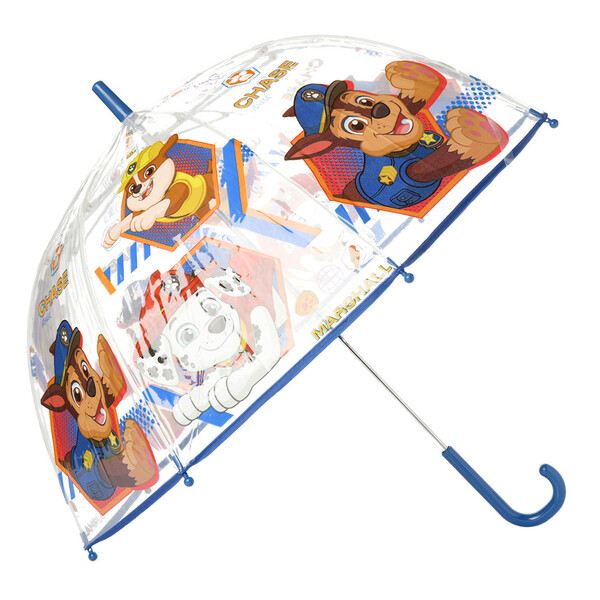 Bild 1 von PAW Patrol Regenschirm mit Allover-Motiv BLAU / BUNT / TRANSPARENT