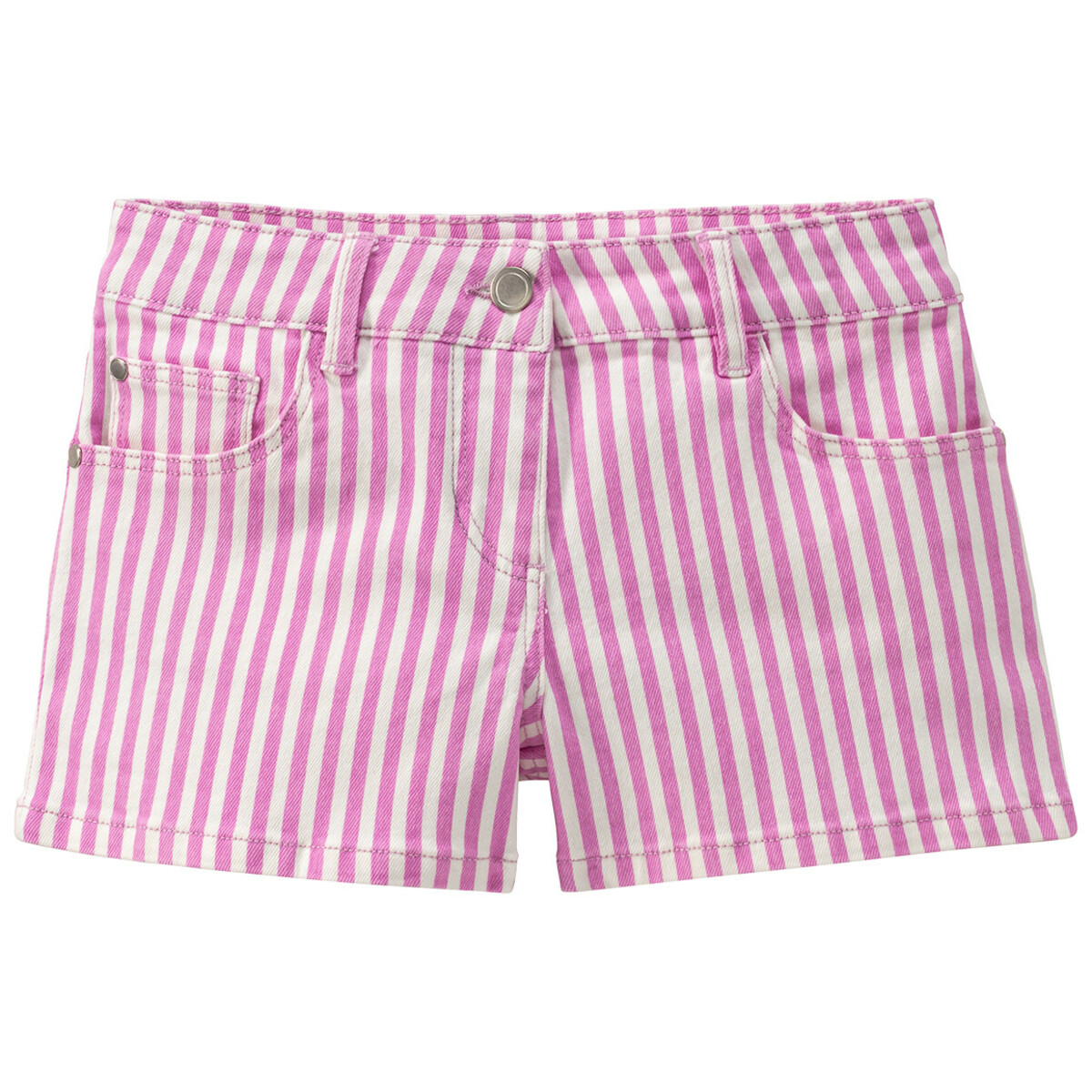Bild 1 von Mädchen Jeans-Shorts mit Streifen PINK / WEISS