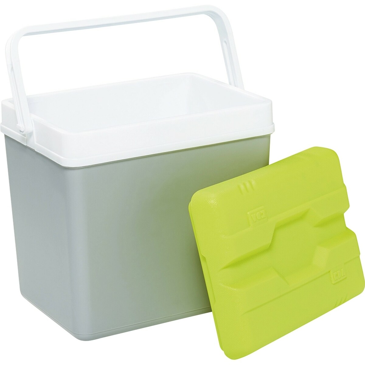 Bild 2 von Kühlbox Perlgrau und Grün 24 l