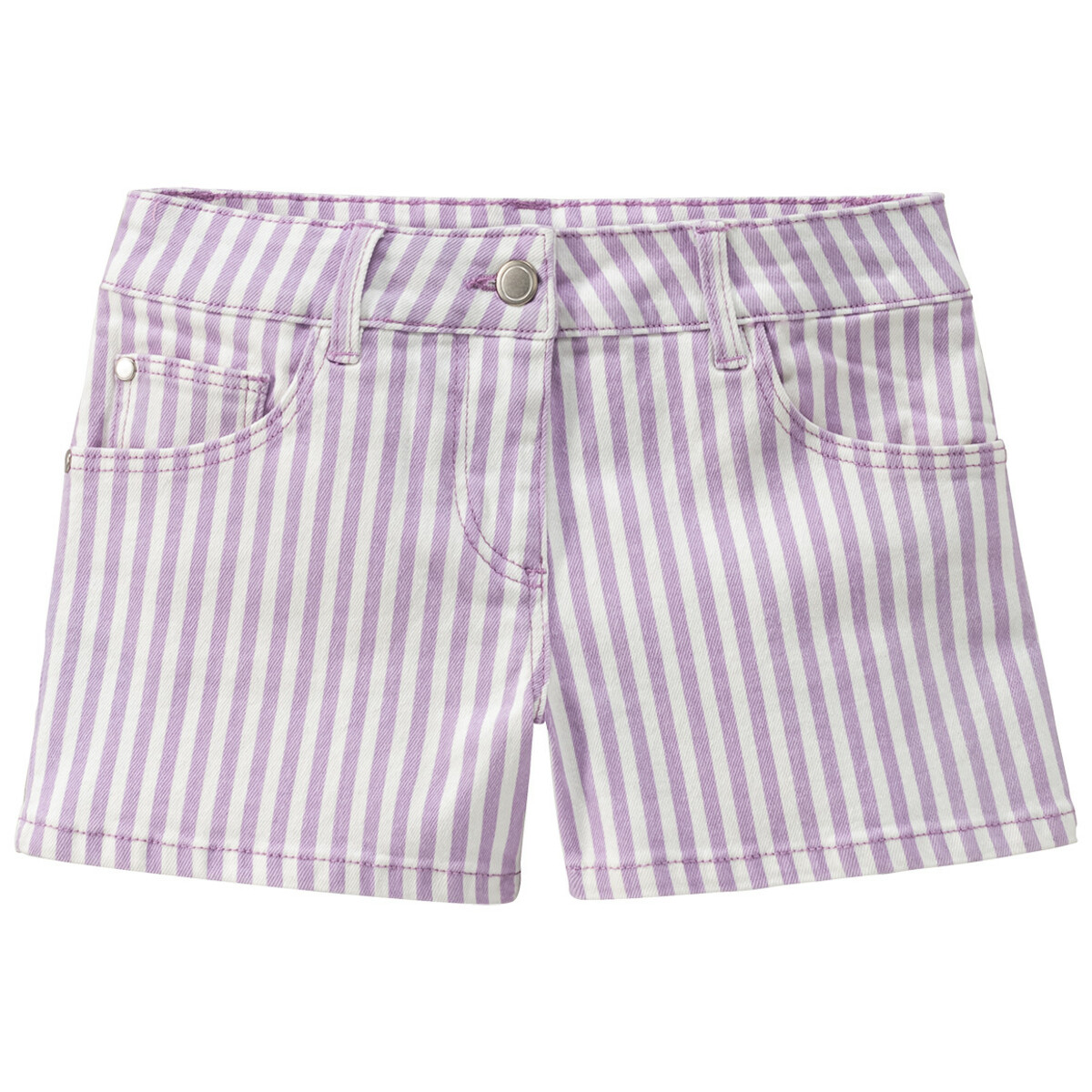 Bild 1 von Mädchen Jeans-Shorts mit Streifen HELLLILA / WEISS