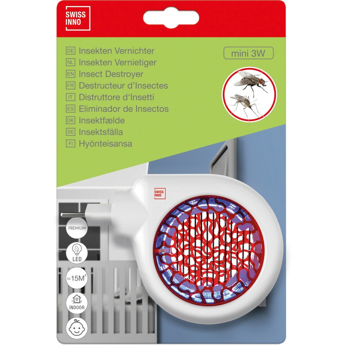 Bild 1 von Mini-Insektenvernichter elektrisch LED 3 W Premium