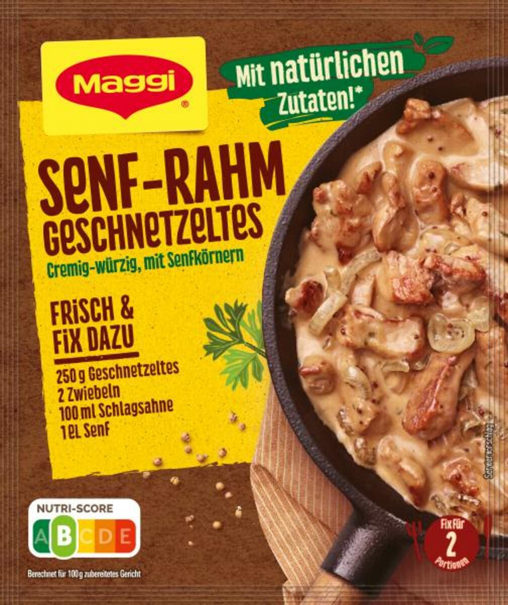 Bild 1 von Maggi Fix für Senf-Rahm Geschnetzeltes