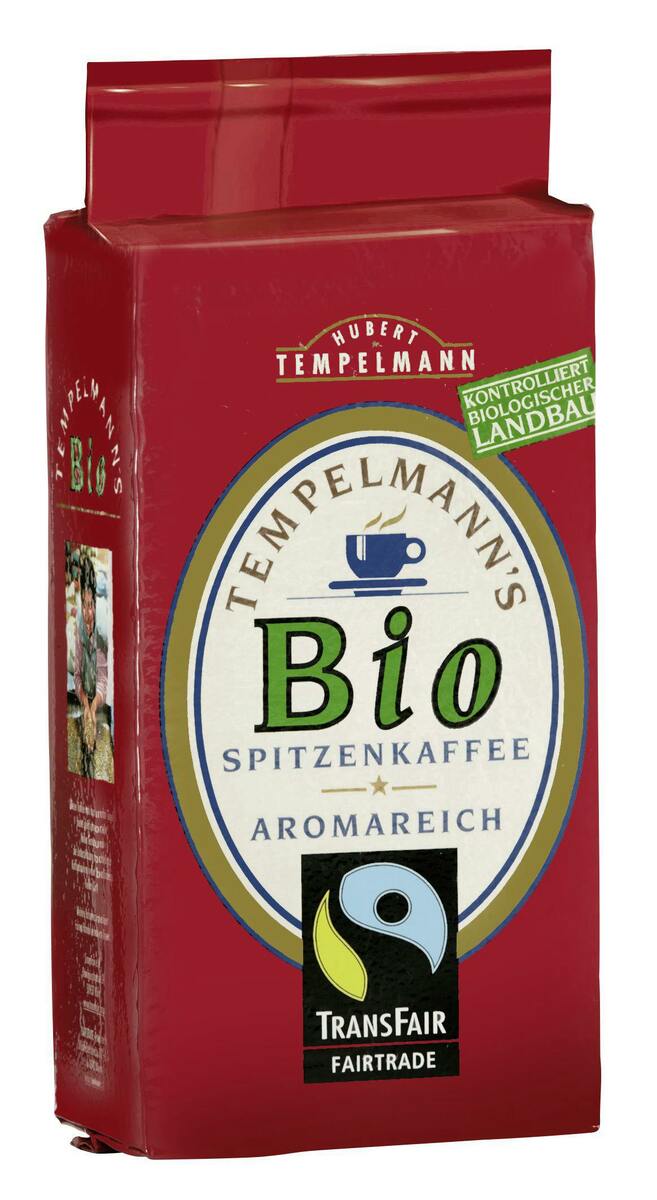 Bild 1 von Tempelmann Gemahlener Kaffee Bio Spitzenkaffe (500 g)