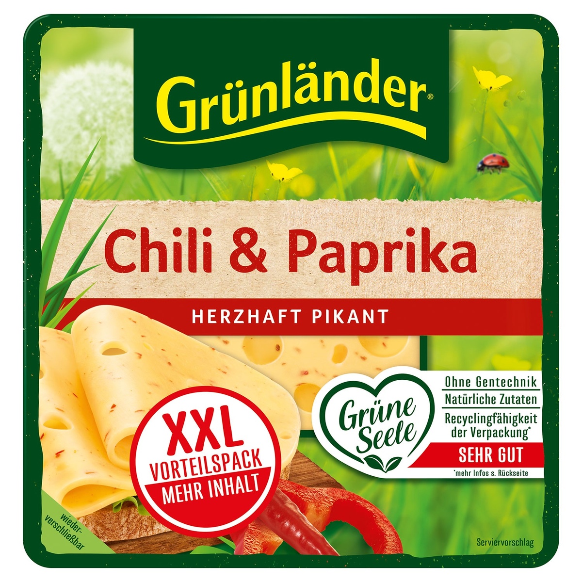 Bild 1 von GRÜNLÄNDER®  Käsescheiben 210 g