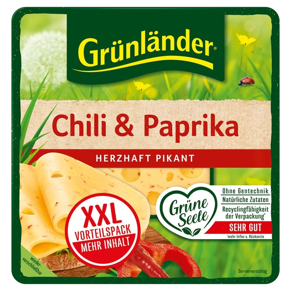 Bild 1 von GRÜNLÄNDER®  Käsescheiben 210 g