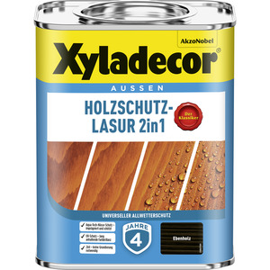Xyladecor - 
            Xyladecor Holzschutzlasur 2in1 ebenholzfarben 0,75 l