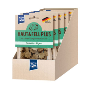 Hunde-Snack Haut & Fell, Spirulina Alge, 5 x 125 g