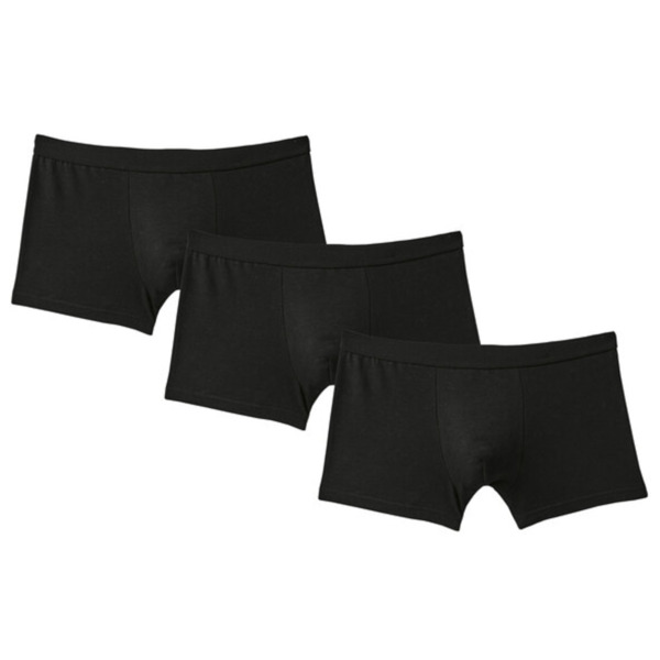 Bild 1 von Retro-Boxershorts, schwarz, Xxl, 3er Set