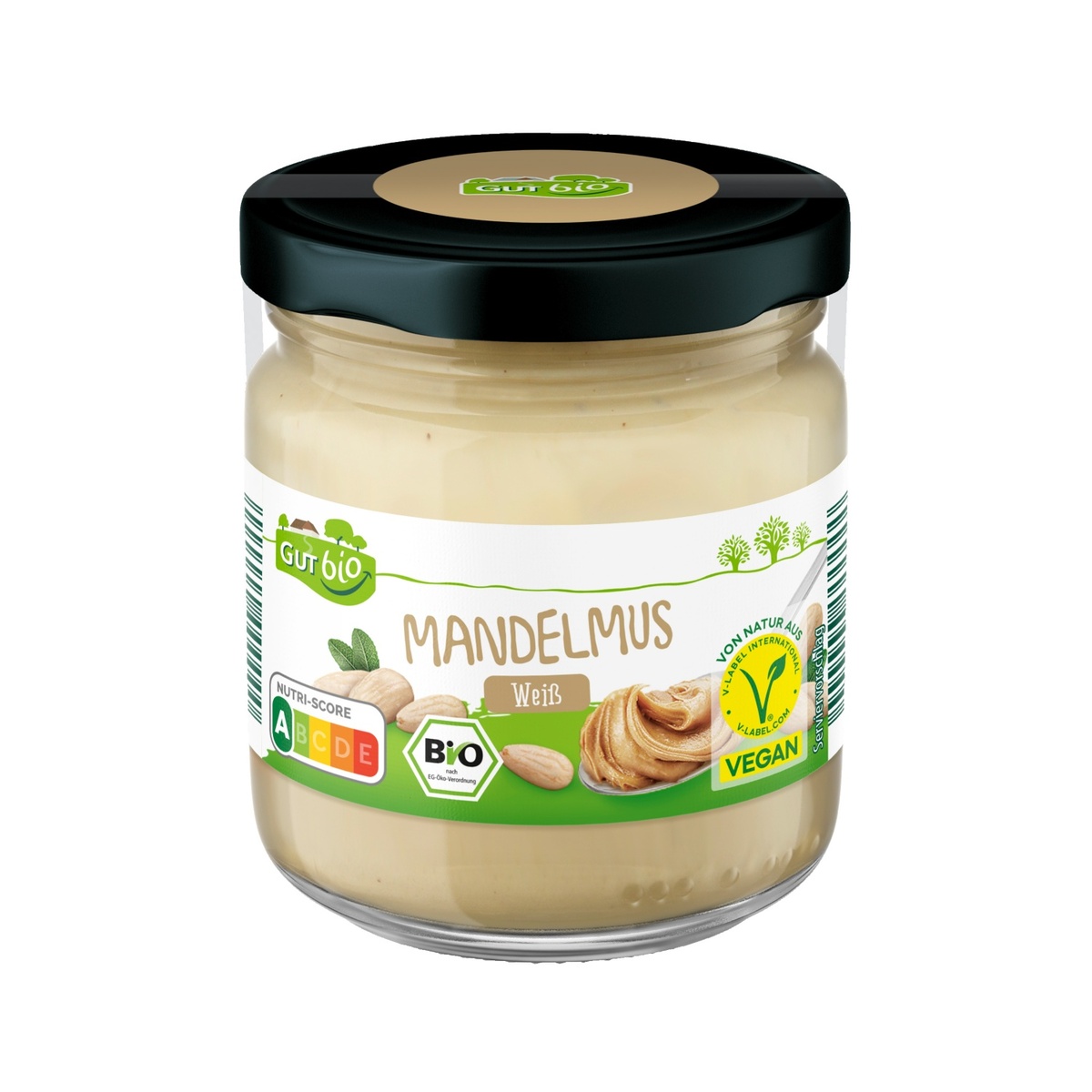 Bild 2 von GUT BIO Bio-Mandelmus 180 g