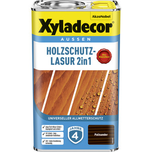 Xyladecor Holzschutzlasur 2in1 palisanderfarben 2,5 l