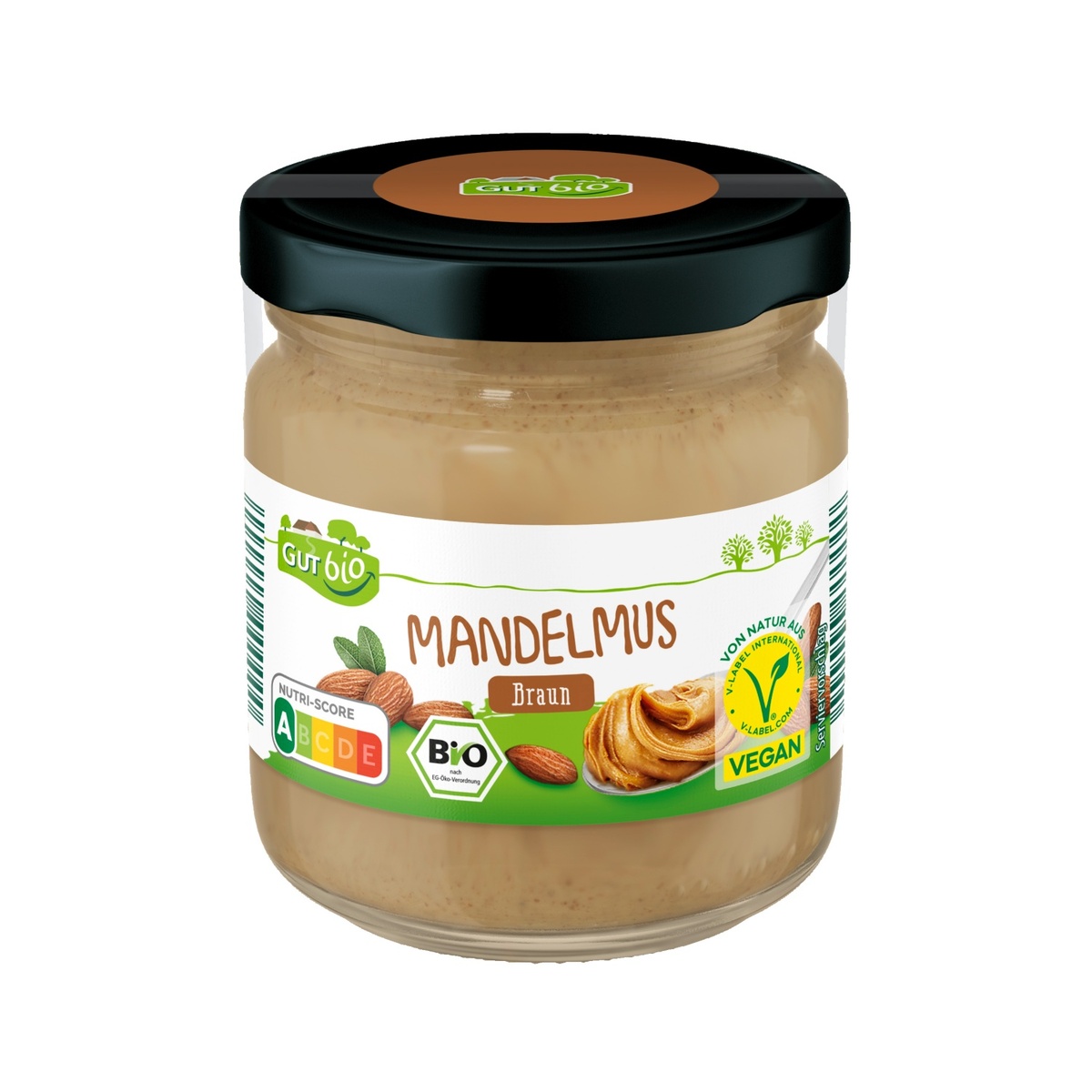 Bild 1 von GUT BIO Bio-Mandelmus 180 g