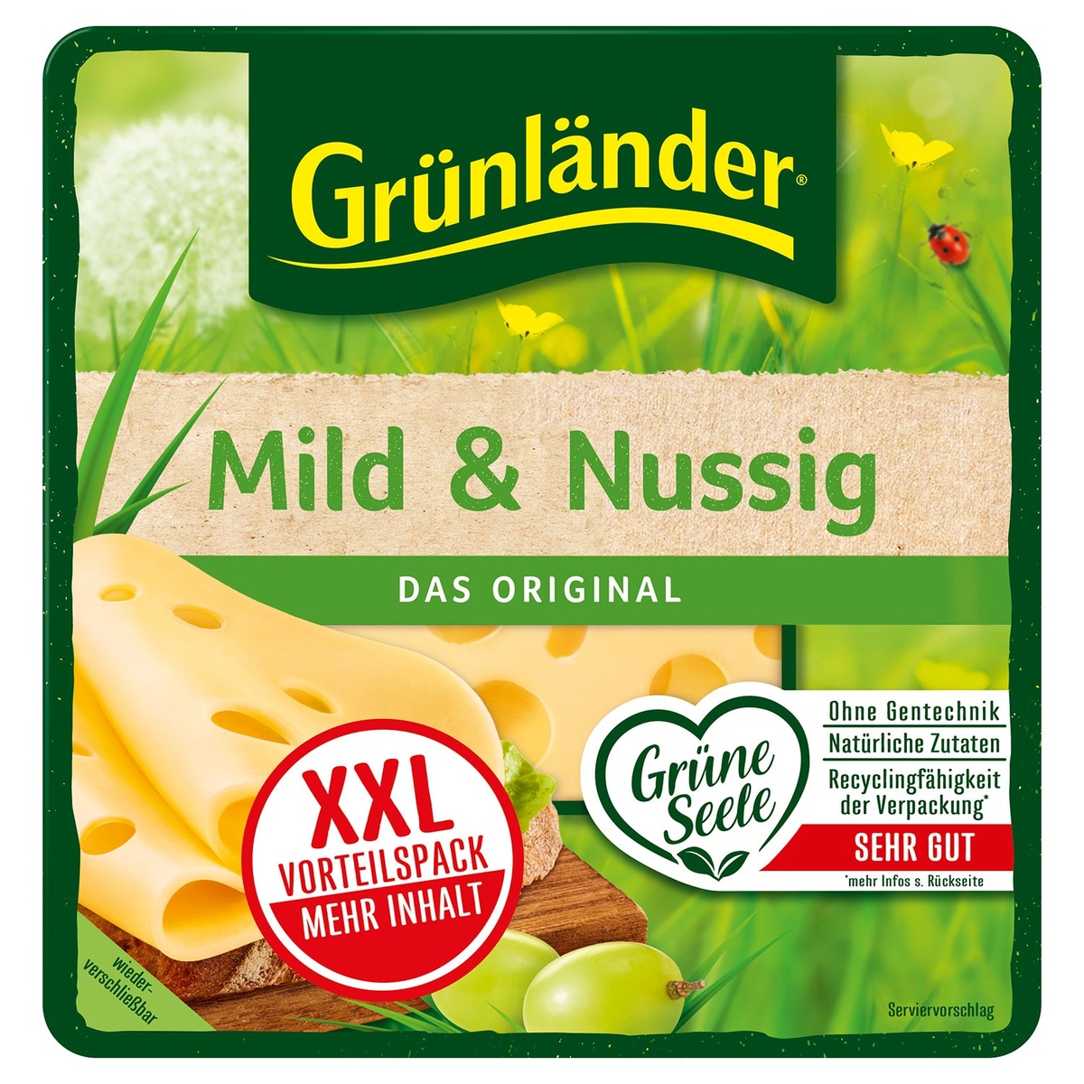 Bild 1 von GRÜNLÄNDER®  Käsescheiben 240 g