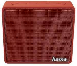 Hama Pocket Aktiver Multimedia-Lautsprecher rot