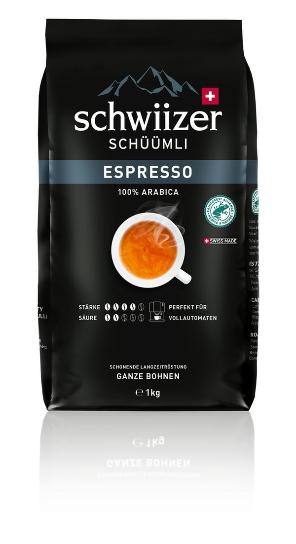 Bild 1 von Schwiizer Schümli Espresso ganze Bohnen (1 kg)